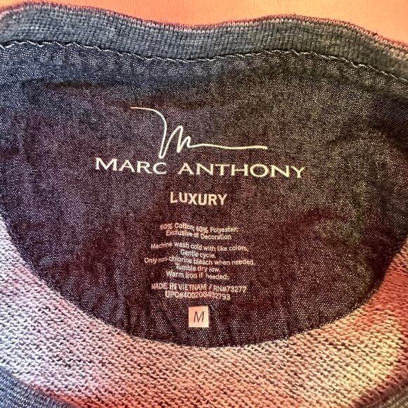 Mens Sweater Size Medium Gray Crew Neck Luxury Gym Ready Athletic Outdoors Fall - Picture 7 of 7